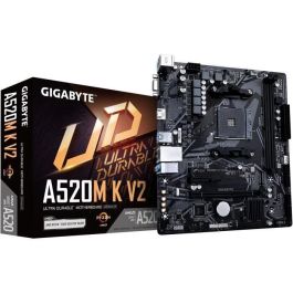 Gigabyte 9MA52MK2-00-11 Placa Base A520M K V2 AMD A520 Socket AM4 Micro ATX DDR4 PCIe 3.0 M.2 GbE LAN Ryzen Series Precio: 56.6900004. SKU: B15NTCQCVL