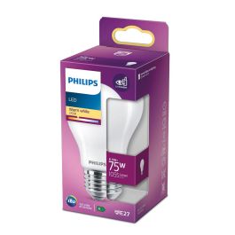 Philips Bombilla LED Standard E27 8.5W 1055lm 2700K Luz Cálida (Equivalencia 75W) No Regulable Cristal Mate