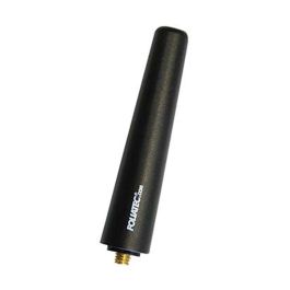 Foliatec FO34671 Antena Corta Deportiva Negra de 7.5 cm para Coche con Óptima Recepción de Radio y Tornillos M5, M6, M7 de Cobre