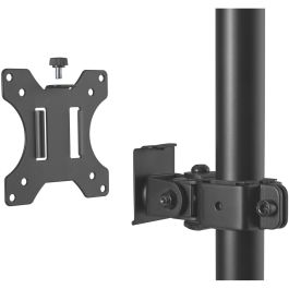 Digitus Soporte Monitor Vertical Doble para Escritorio 2 Pantallas de 17-32" con Abrazadera o Grommet hasta 8kg