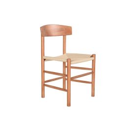 DKD Home Decor Silla Horeca Marron de Olmo y Fibra 76 cm Alto, 48 cm Ancho, 40 cm Profundidad, Asiento 45 cm Precio: 129.88999947. SKU: S3040640