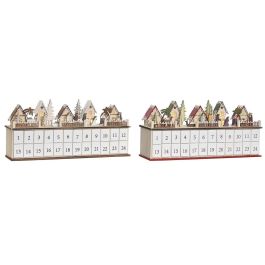 Calendario de Adviento DKD Home Decor Madera 45 x 11 x 23 cm (2 Unidades) Calendario de Adviento DKD Home Decor Madera 45 x 11 x 23 cm (2 Unidades)