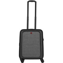Wenger Maleta de Cabina Syntry con Compartimento para Portátil 14", 4 Ruedas Pivotantes, Negro/Gris, 36L