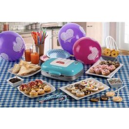 Ariete 1972/01 Sandwichera 3 en 1 Party Time para Donuts y Cupcakes, Azul