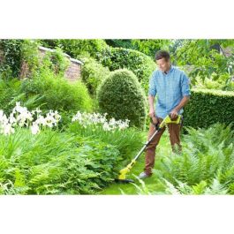 Cortacantos 18V - enderezador de cantos - corte Ø 25-30 cm - hilo Ø 1 x 1,6 mm - 1 batería 18V 2,5 Ah, 1 cargador + RAC155 GRATIS Cortacantos 18V - enderezador de cantos - corte Ø 25-30 cm - hilo Ø 1 x 1,6 mm - 1 batería 18V 2,5 Ah, 1 cargador + RAC155 GRATIS