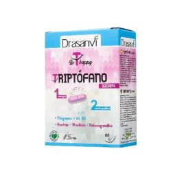 DRASANVI Triptófano Bicapa con Magnesio, Azafrán, Rhodiola, Ashwagandha y Vitamina B6 60 Comprimidos Liberación Prolongada Precio: 23.4999996. SKU: B12RBX7S6X