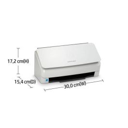 HP 3000 s4 ScanJet Pro Escáner de Alimentación de Hojas, Rápido 40 ppm/80 ipm, ADF 50 Páginas, Ideal para 4.000 Páginas al Día