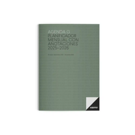 Additio Agenda Planificador Mes Vista 16 Meses 19,5x28,5 cm Colores Surtidos