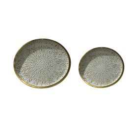 DKD Home Decor Decoración de Pared Glam Mandala Metal Blanco Dorado 44x44x5 cm (Set de 2 Unidades) DKD Home Decor Decoración de Pared Glam Mandala Metal Blanco Dorado 44x44x5 cm (Set de 2 Unidades) Precio: 44.5000006. SKU: B186ADWRFF