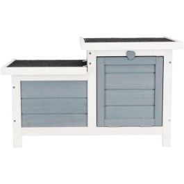 TRIXIE Habitat Natura - 70 x 43 x 45 cm - Con dos entradas - Blanco y gris - Para conejos Precio: 101.68999962. SKU: B1F2PXL4T3