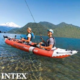 Intex Kayak Excursion Pro 384x94x46 cm Incluye Remos Aluminio y Bomba