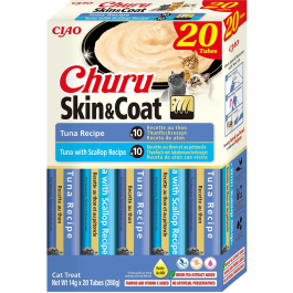 Churu Variedades Skin&Coat de Atún para Gatos - Pack 20 Unidades Precio: 11.7900002. SKU: B1CSBA9E3P