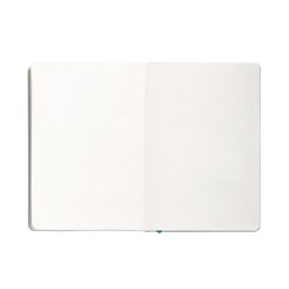 Antartik Cuaderno Antartik Notes A5 Tapa Blanda Hojas Lisas 80 Hojas 80g FSC Turquesa con Gomilla y Bolsillo