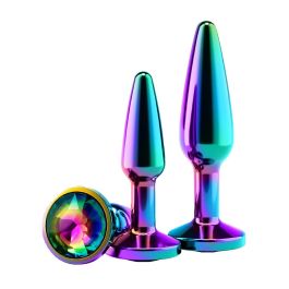 Plug Anal NS Novelties Rear Assets Multicolor 2 Piezas (8,8 cm) (6,9 cm)