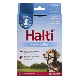 Halti Bozal Headcollar Negro Talla 0 Anti-tirones Acolchado | Para Bichon Frise, Maltés, Yorkshire Terrier