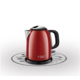 Russell Hobbs 24992-70 Hervidor Mini Colours Plus+ Rojo 1L, Ahorro de Energía, Diseño Compacto Russell Hobbs 24992-70 Hervidor Mini Colours Plus+ Rojo 1L, Ahorro de Energía, Diseño Compacto