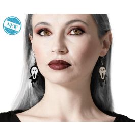 Pendientes de Fantasma Blanco y Negro Halloween para Niños y Adultos Precio: 1.49999949. SKU: B1C53GTK4E