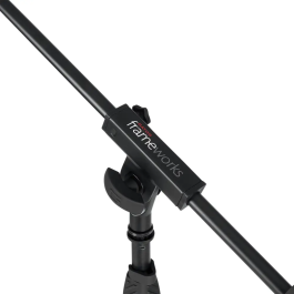 FRAMEWORKS Soporte de Micrófono Base Trípode Regulable con Brazo de Una Sección