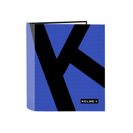 Carpeta de anillas Kelme Royal Azul Negro A4 27 x 33 x 6 cm Precio: 6.50000021. SKU: B1GNHRSX5D