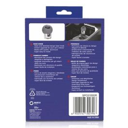 Sparco Pomo Lazio SPC0105GR Cromado Gris Aluminio y Polipiel Diseño Deportivo