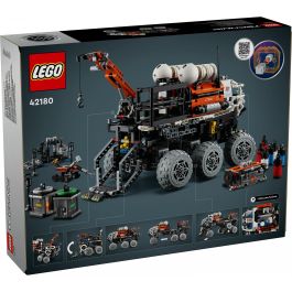 LEGO Technic 42180 Mars Manned Exploration Rover, Vehículo Espacial Tripulado, Juguete de Construcción Inspirado en la Exploración de Marte