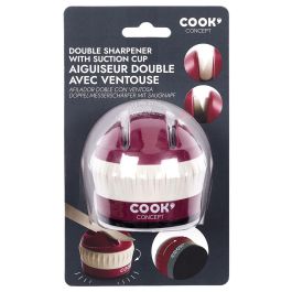 Cook Concept Afilador Doble con Ventosa para Cuchillos Cerámicos y Convencionales Precio: 4.79000038. SKU: B18XJAXBDE
