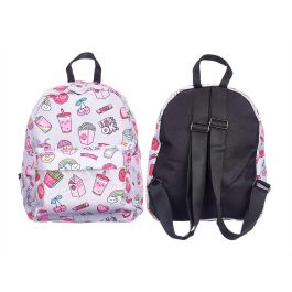 Mochila Infantil Arcoiris Gris Pincello 22x28x12 cm - Estampado colorido (12 Unidades) Mochila Infantil Arcoiris Gris Pincello 22x28x12 cm - Estampado colorido (12 Unidades)