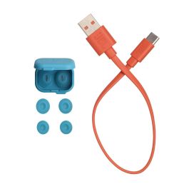 JBL Auriculares Bluetooth Tune Flex 2 JBLTFLEX2TQE Cancelación de Ruido Adaptativa Autonomía hasta 12h Azul Turquesa