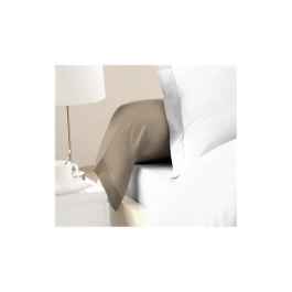 Lovely Home Lote 2 Fundas Almohada 100% Algodón 85x185 cm Beige