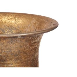 Jarrón Relieve Alto Oro Envejecido Giftdecor 14x46x14 cm - Metal (4 Unidades) Jarrón Relieve Alto Oro Envejecido Giftdecor 14x46x14 cm - Metal (4 Unidades)