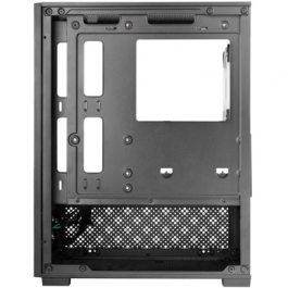 Mars Gaming MC-SE2 Caja Gaming Minitorre, Panel Cristal Templado, Doble Cámara, Ventilador FRGB 120mm, MicroATX/Mini-ITX