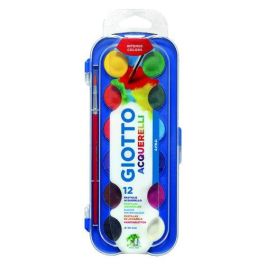 Giotto Acuarelas en pastillas 30 mm con pincel, colores surtidos, estuche 12 unidades Precio: 3.50000002. SKU: B12CA7J84A
