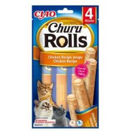 Churu Cat Rolls Receta De Pollo 1 Bolsa De 4 Sticks De 10G S Precio: 2.4999997. SKU: B1B8T79MML