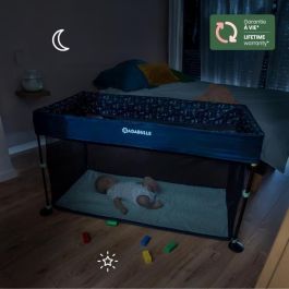 Badabulle BAD3661276187276 Cuna de Viaje Easy Clip - Plegado Fácil, Cama Ligera y Compacta con Colchón y Bolsa de Transporte