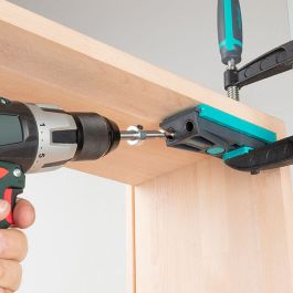 Wolfcraft Undercover-Jig Juego 55 Piezas para Unión Invisible de Madera, Plantilla Precisa