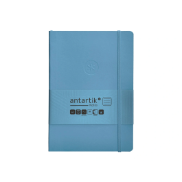 Antartik Notes Cuaderno A5 Tapa Blanda Hojas Rayadas Azul Claro 80 Hojas 80gr FSC