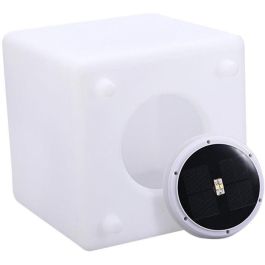 Cubo solar luminoso - LUMISKY - CASY - H30 cm - Taburete de mesa de centro - LED blanco y multicolor Cubo solar luminoso - LUMISKY - CASY - H30 cm - Taburete de mesa de centro - LED blanco y multicolor