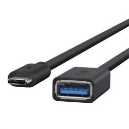 Cable USB-C a USB Belkin F2CU036BTBLK Negro 14 cm