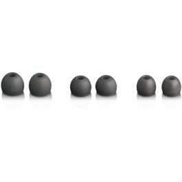 Lenco EPB-440 Auriculares In-Ear Inalámbricos Negros IP67 Resistentes al Agua con Bluetooth 4.2 y Control de Volumen