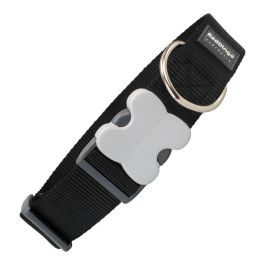 Red Dingo Collar para Perro Extra Ancho Negro Nylon Resistente y Cómodo Ajustable 40mm x 37-55cm con Hebilla y Anilla Inoxidables Precio: 14.49999991. SKU: S6100018
