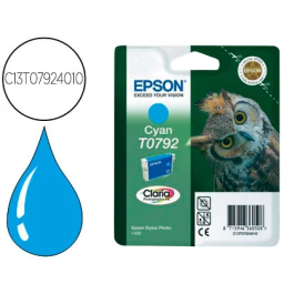 Epson TO7924 Cartucho Tinta Cian Original para Epson P50, PX650, 700W, 710, 720WD, 730WD, 800FW Precio: 22.88999955. SKU: S8405282