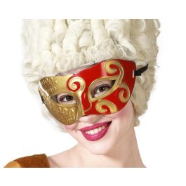 Antifaz Rojo y Dorado con Motivos Barrocos para Carnaval Precio: 0.69000008. SKU: B16DN4RPT8
