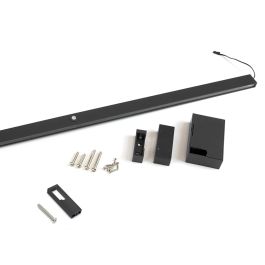 Emuca Barra para armario con luz LED Castor, batería extraible y sensor de movimiento, L1.158mm, Plástico y aluminio, Pintado negro texturizado Precio: 47.49999958. SKU: B16DVW3ZMH