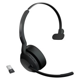 Jabra Evolve2 55 Link380a MS Mono Auriculares Inalámbricos, Optimizados para Microsoft Teams, Diadema, Negro Precio: 165.89000054. SKU: B14ERLJQGH