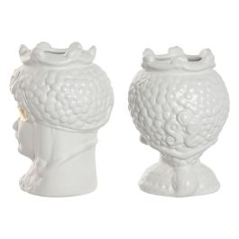 Macetero Mediterraneo DKD Home Decor Blanco Dorado 10 x 14 x 10 cm (2 Unidades) Macetero Mediterraneo DKD Home Decor Blanco Dorado 10 x 14 x 10 cm (2 Unidades)