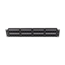 Lanberg Patch Panel 48 Puertos 2U Categoría 6 No Apantallado para Rack de 19" RJ-45