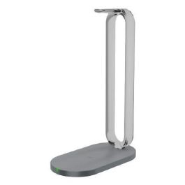 Yealink 1308057 Soporte de Recarga para Auriculares BH72/BH76 con Carga Inalámbrica de 15W, Gris/Plata