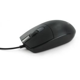 Equip 245117 Ratón óptico USB-A silencioso ambidiestro 1200 DPI, cable 1.5m, color negro