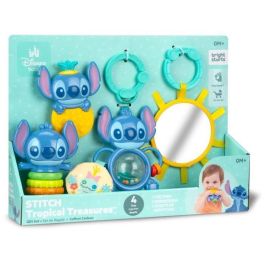 Disney Baby BRI0074451174733 Stitch - Set de Regalo de Nacimiento 4 Juguetes para Recién Nacidos: Sonajero, Mordedor y Multisensoriales Precio: 37.50000056. SKU: B1JA88PPVE