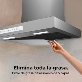 Cecotec Campana Convencional Bolero Flux TT 908000 Slim 90 cm Blanco A++ 3 velocidades